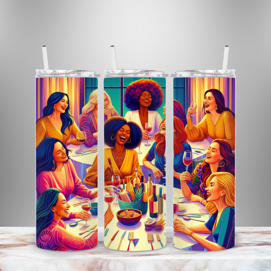 Wine & Wisdom 20 oz Tumbler-Sisterhood Sip Collection