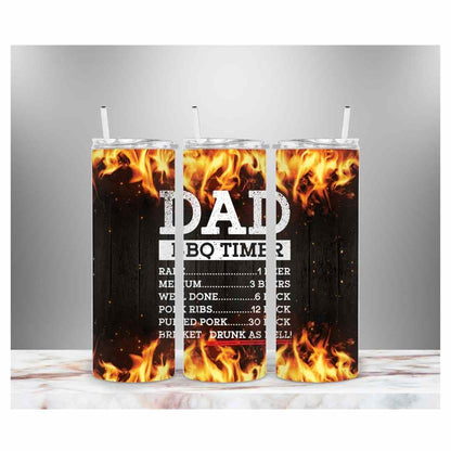 Dad BBQ Timer humor Tumbler