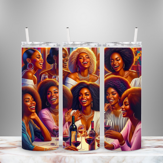 Elegance in every sip- 20 oz Tumbler-Sisterhood Sip Collection