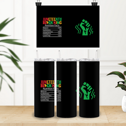 Juneteenth Black King 20 oz Tumbler