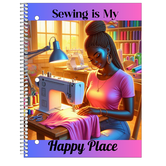 Sewing is my Happy Place 2 Notebook