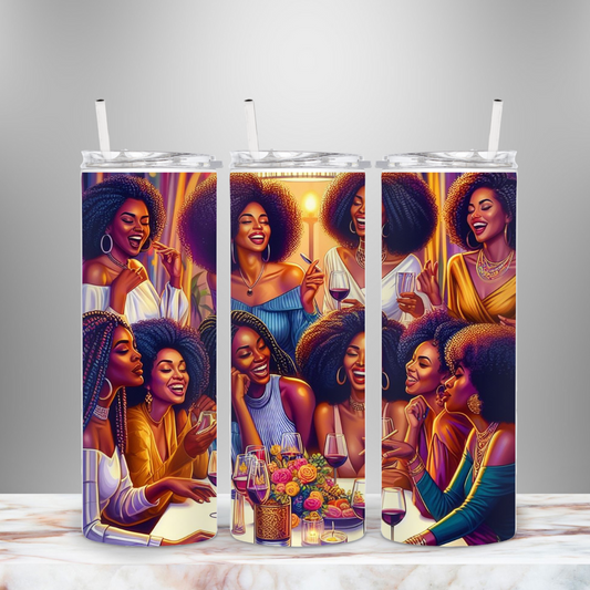 Floral Cheers- 20 oz Tumbler-Sisterhood Sip Collection