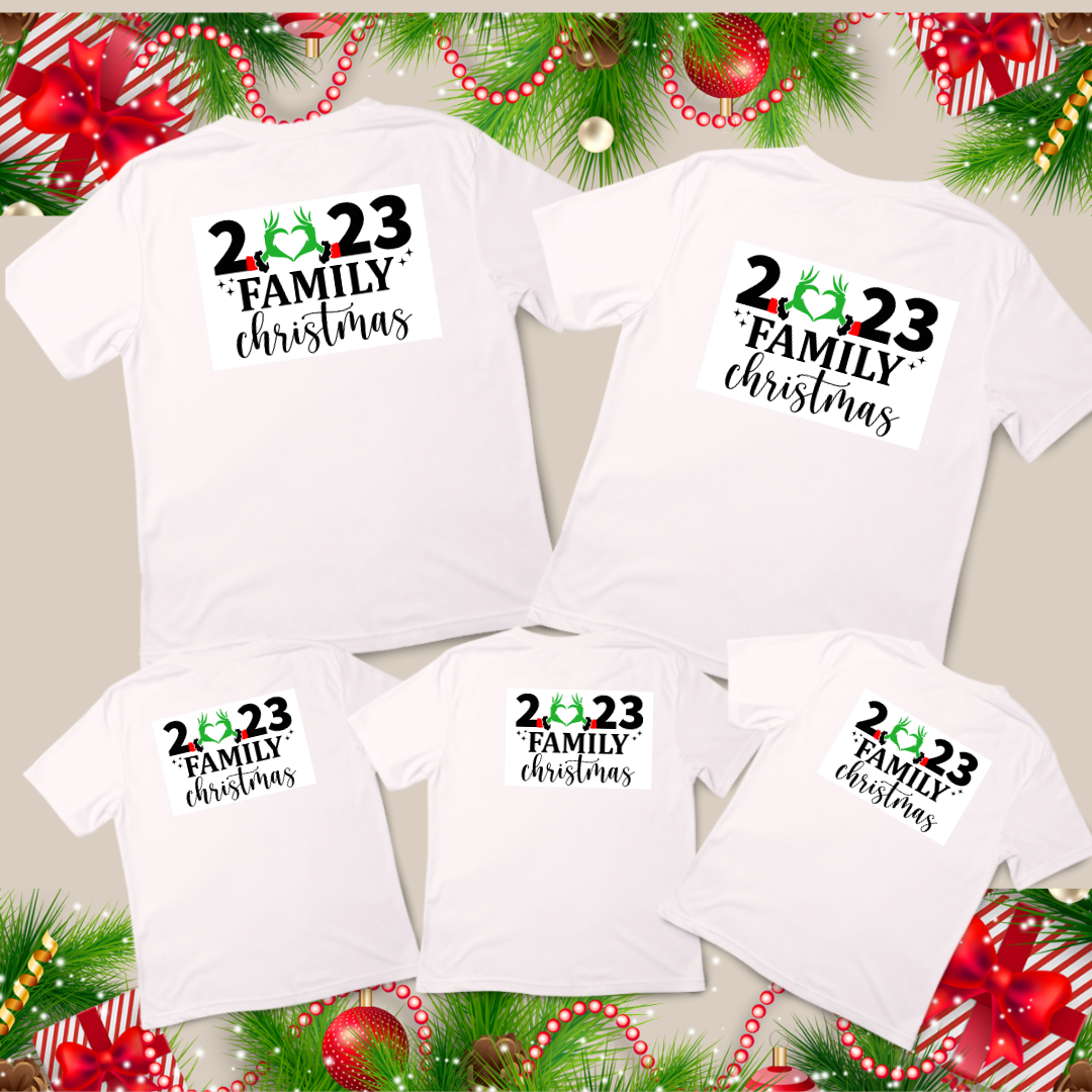 Family Christmas T-Shirts grinch