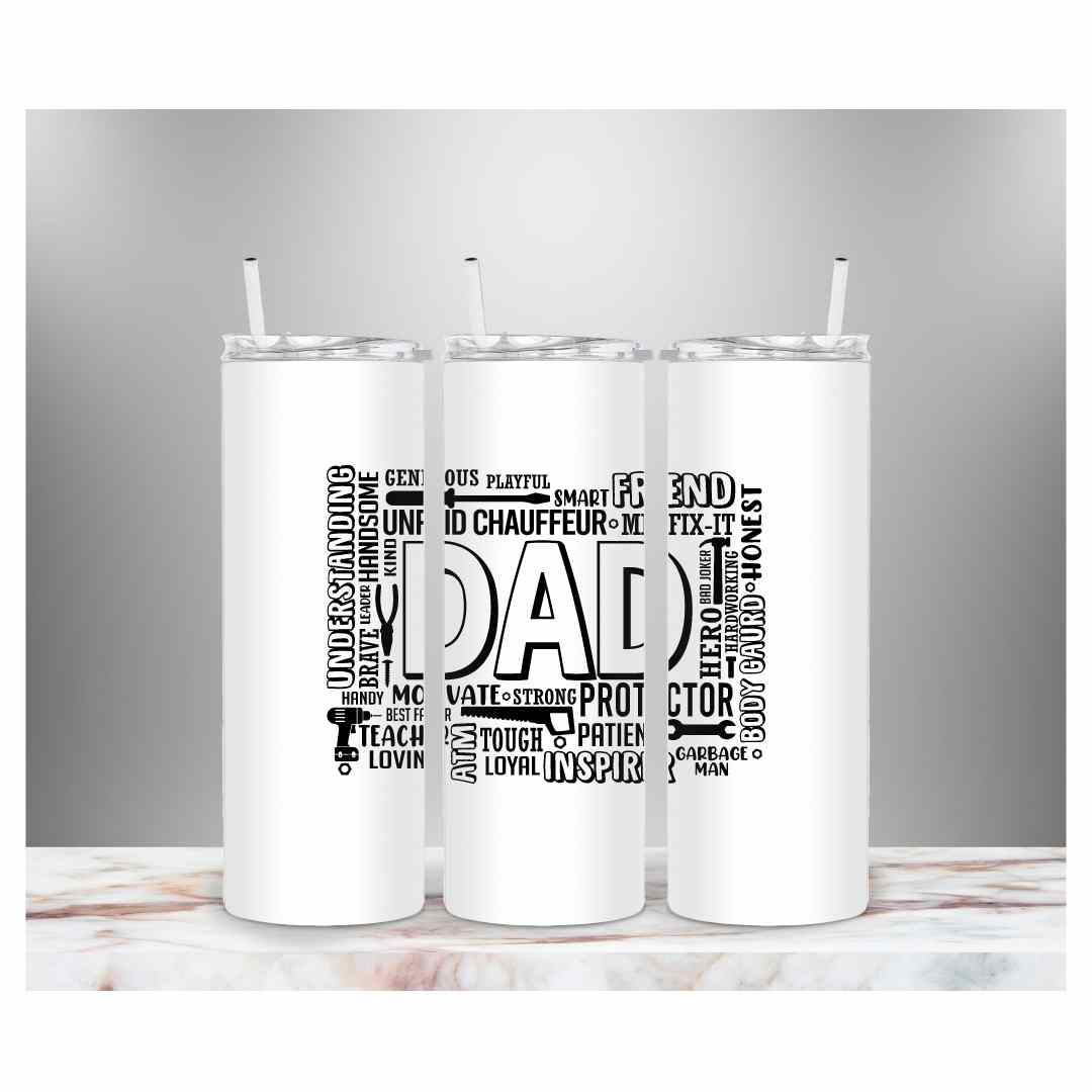 Dad Word Art T-shirt BUNDLE Set