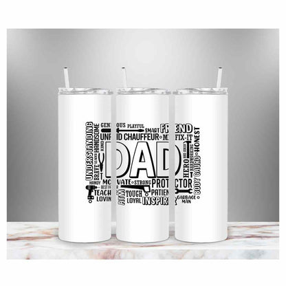 Dad Word Art T-shirt BUNDLE Set