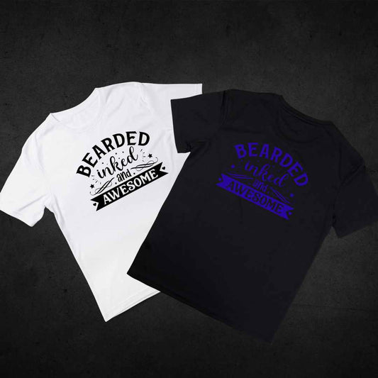 Bearded, Inked, & Awesome T-shirt Bundle