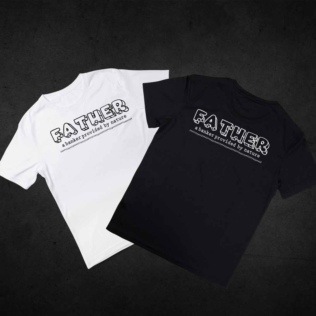 Father aka Banker by Nature T-shirt BUNDLE Set