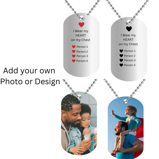 Custom Photo Military Dog Tags-Novelty