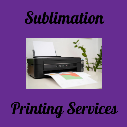 Add your own Sublimation Prints Printed