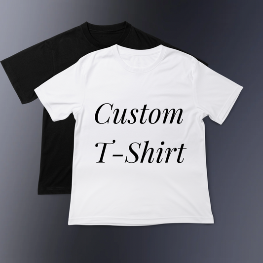 Custom T-Shirt add your design-Cotton Shirts