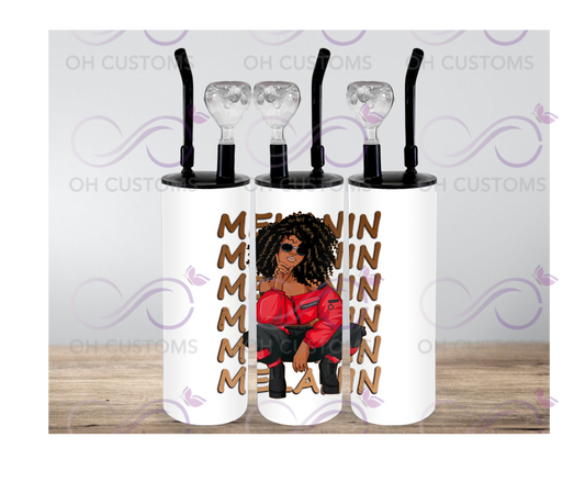 Melanin Cold smoke Cup/Tumbler-Printed Designs