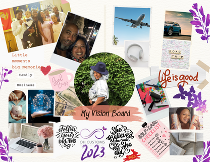 Vision Board 20 oz  Custom Printed Tumbler