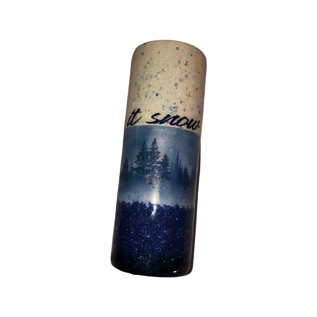 Let it Snow tumbler - Ohcustoms