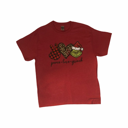 Peace Love & Grinch-Adult Size