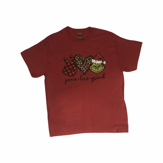 Peace Love & Grinch-Youth Size