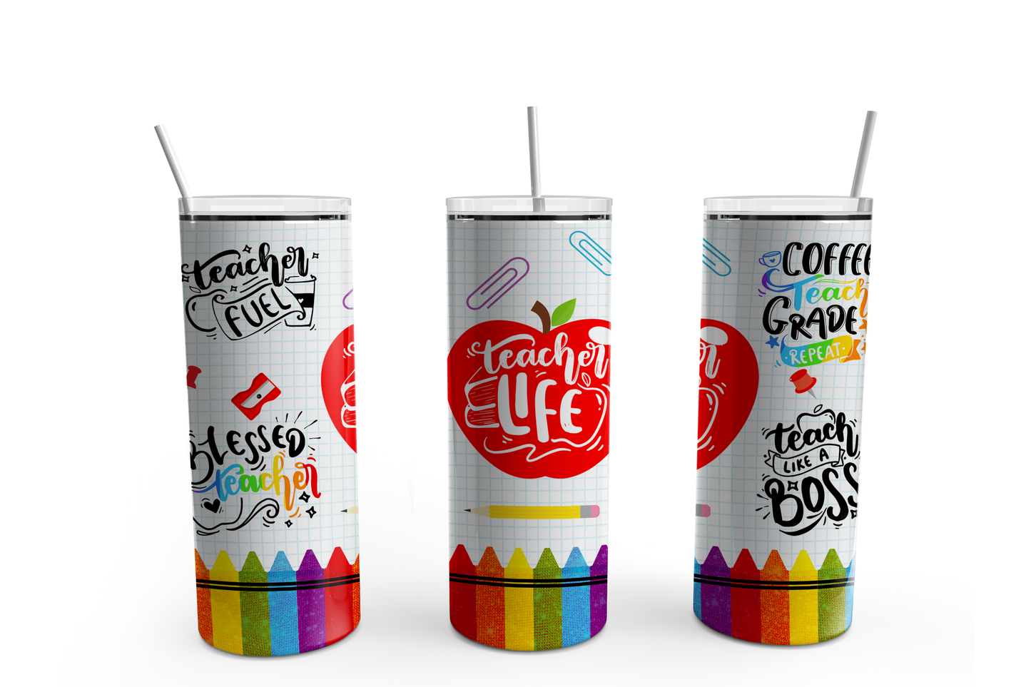 Teacher Life Cups- 3 Styles